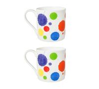 BlissHome Prue Leith Set of 2 Inky Splats Mug BlissHome Multicolor