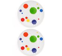 BlissHome Prue Leith Set of 2 Inky Splats Side Plate 20.8cm BlissHome Multicolor