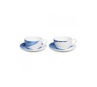 Set of 2 Constantine Bay and Harlyn Bay Cup & Saucer BlissHome Multi One Size