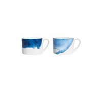 BlissHome Set of 2 Constantine Bay & Treyarnon Bay in Cornwall Mug BlissHome Multicolor
