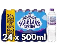 Blissify - Highland Still Spring Natural Mineral Water - 500ml - (Pack of 24) - From The Ochil Hills in Scotland