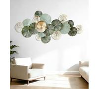 Blissio Large Wall Art,Wall Art for Living Room,3D Lotus Leaf Design - Room Decor,Can be Hung Vertically and Horizontally,for Sofa Background Wall,Corridor,Study Room Home Decoration - 130CM
