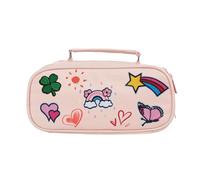 BLISSIQUEE Pencil Case Large Pink Capacity Pencil Case Teenager Adult Pencil Case for School Office