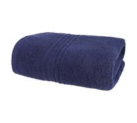 BlissLo Jumbo Bath Sheets, Durable, Soft, Fade Resistance, 600 GSM, 100% Cotton Bath Towels Extra Large, Super Absorbent, Quick Dry, Washable, Hotel Quality, Salon, Spa, Gym, Beach - 90x180cm (Blue)