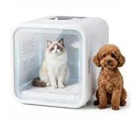 Blisspire Ultra-Quiet Pet Dryer Box for Cats and Small Dogs - 360° Fast Drying, Adjustable Temperature, Transparent Design, Stress-Free Hands-Free Grooming Solution