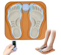 Blisstaar Advanced EMS Foot Massager: Reflexology Electronic Feet Massager for Pain and Circulation with Remote Control to Stimulate Muscles and Relax Feet 6 Modes 15 Intensities USB Rechargeable