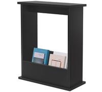 Blisswood Side Table, Slim Side Table with Magazine Rack, Modern Style Small Sofa End Tables for Living Room and Office, Narrow Bedside Tables for Be