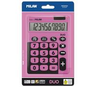 Blister calculadora 10 dígitos teclas Grandes Duo rosa