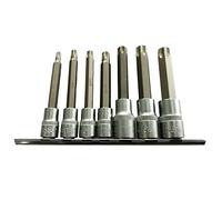 Blister CON GUÍA DE 7 PUNTAS TORX DE 3/8" Y 1/2"