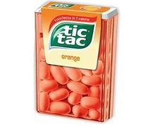 Blister Pack of 1 x 18 g Tac Orange 36 Caramel Dragees