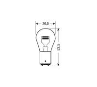 Blister pack of 2 approved P21/5W 24V 21/5W BAY15D E lamps for commercial vehicl