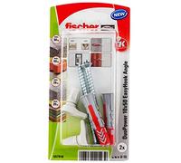Blister Pack of 2 Duopower Easyhook 10 x 50 557918 Fischer