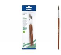 Blister Pack of 3 Round Brushes, Series 101 No. 2.8 and 12