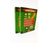 Blister Plasters for Feet - Mix Pack - Medical Grade hydrocolloid Heel Protector - Cushions & Promotes Recovery - Sterile Adhesive Wound Dressing (Heel + Assorted Pack)