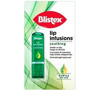 Blistex Lip Infusions Restore Lip Balm 2 Pack; Helps Soothe Dry and Chapped Lips; Coconut Oil and Natural Beeswax Infused Lip Care; Pack of 2, orange (Soothing 2 Pack)