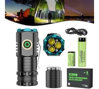 Blitron High Powered Torches, Blitron Flash Light, Hand Rechargeable Torch, Mini Torches Waterproof for Power Cuts, Camping, Hiking, Emergency (S450X Set)