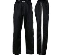 Blitz Classic Polycotton Full Contact Trousers - Black/White, 4/170cm