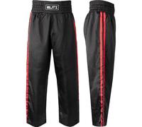 Blitz Classic Satin Full Contact Trousers - Black/Red, 00/120cm