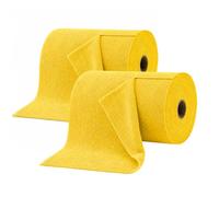 Blitz Clean 100 Yellow Microfibre Cloths, 30x30cm Premium Reusable Multi-Purpose Cleaning Absorbent Towels, Easy Tear Super Soft Multiple of uses around the home, car care and mechanics