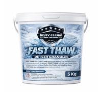 Blitz Clean Fast Thaw De-Icer Granules Ice Melt - Instant Ice & Snow Melt, Effective to -30°C, Safe on Concrete & Tarmac,Driveways, Paths & Commercial Use- Unlike Rock Salt Coverage Upto 100m² (5 Kg)