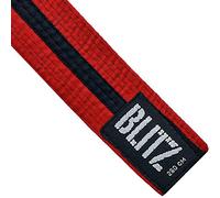Blitz Colour Belt/Black Stripe - Red/Black - 280cm