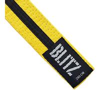 Blitz Colour Belt/Black Stripe - Yellow/Black - 250cm
