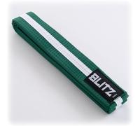 Blitz Colour Belt/White Stripe - Green/White - 320cm