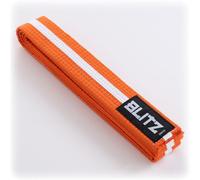 Blitz Colour Belt/White Stripe - Orange/White - 320cm