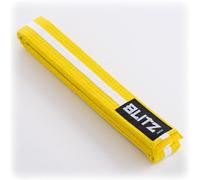 Blitz Colour Belt/White Stripe - Yellow/White - 280cm
