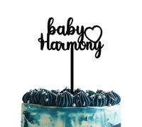 Blitz Craft Personalised Baby Shower Cake Topper 3mm Wooden Oh Baby Cake Decorations Wedding Anniversary Engagement Bridal Shower Cake Toppers for Your Special Day Celebrate the Journey of Love