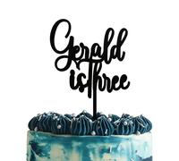Blitz Craft Personalised Happy Birthday Cake Topper 3mm Wooden Custom Name & Age Birthday Party Cakes Decorations Celebrate the One You Love with Customised Toppers That Turns Moments into Memories