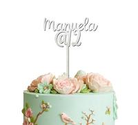 Blitz Craft Personalised Happy Birthday Cake Topper 3mm Wooden Custom Name & Age Birthday Party Cakes Decorations Celebrate the One You Love with Customised Toppers That Turns Moments into Memories