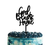 Blitz Craft Personalised Happy Birthday Cake Topper 3mm Wooden Custom Name & God Blessing Birthday Party Decorations Celebrate the One You Love with Customised Toppers That Turns Moments into Memories