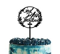 Blitz Craft Personalised Happy Birthday Cake Topper 3mm Wooden Custom Name & God Blessing Birthday Party Decorations Celebrate the One You Love with Customised Toppers That Turns Moments into Memories