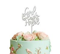Blitz Craft Personalised Happy Birthday Cake Topper 3mm Wooden Custom Name & God Blessing Birthday Party Decorations Celebrate the One You Love with Customised Toppers That Turns Moments into Memories