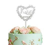 Blitz Craft Personalised Mr and Mrs Cake Topper Customised Date 3mm Wooden Cake Decorations Wedding Anniversary Engagement Bridal Shower Cake Toppers for Your Special Day Celebrate the Journey of Love
