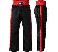 Blitz Defiant Polycotton Contact Trousers - Black/Red - 4/170cm
