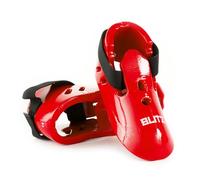 Blitz Dipped Foam Foot Guards - Red - XX-Small