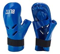 Blitz Dipped Foam Gloves - Blue - Large