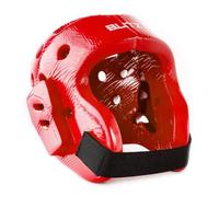 Blitz Dipped Foam Head Guard - Red - Large - Martial Arts Protective Headguard for Karate, Taekwondo, Kickboxing, Sparring - Lightweight Foam Gear for Kids & Adults