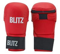 Blitz Elite Mitts Without Thumb - Red - Large