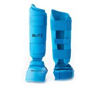 Blitz Elite Shin Guards With Removable Foot - Blue - X-Large