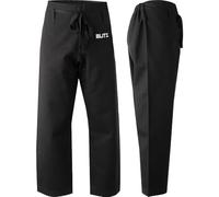 Blitz Middleweight Martial Arts Trousers - Black - 6/190cm