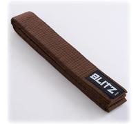Blitz Plain Coloured Belt - Brown - 200cm