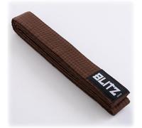 Blitz Plain Coloured Lightweight Belt - Brown - 200cm