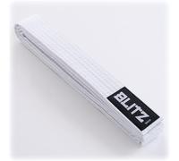 Blitz Plain Coloured Lightweight Belt - White - 200cm