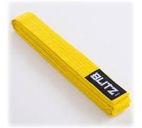 Blitz Plain Coloured Lightweight Belt - Yellow - 200cm