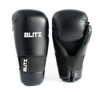 Blitz Semi Contact Open Palm Gloves - Black - Large