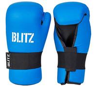 Blitz Semi Contact Open Palm Gloves - Blue - Small