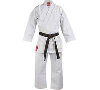 Blitz Silver Tournament Karate Suit - White, 5.5/185cm